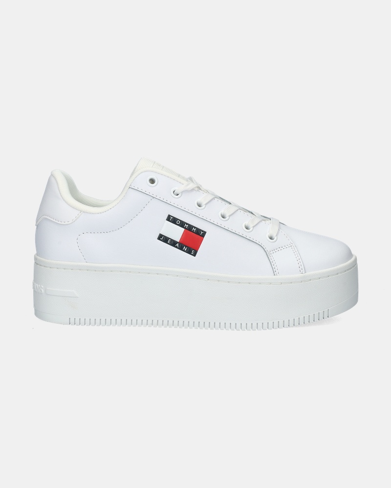 Tommy Jeans Flatform ESS - Lage sneakers - Wit