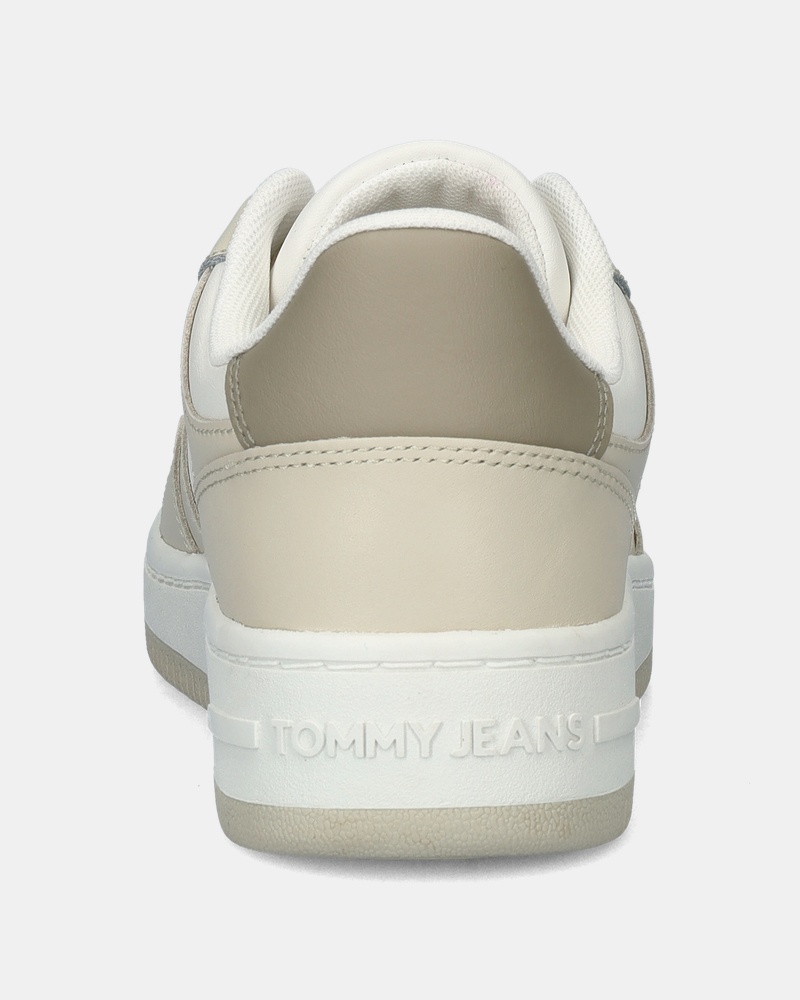Tommy Jeans Retro Basket Tonal - Lage sneakers - Wit