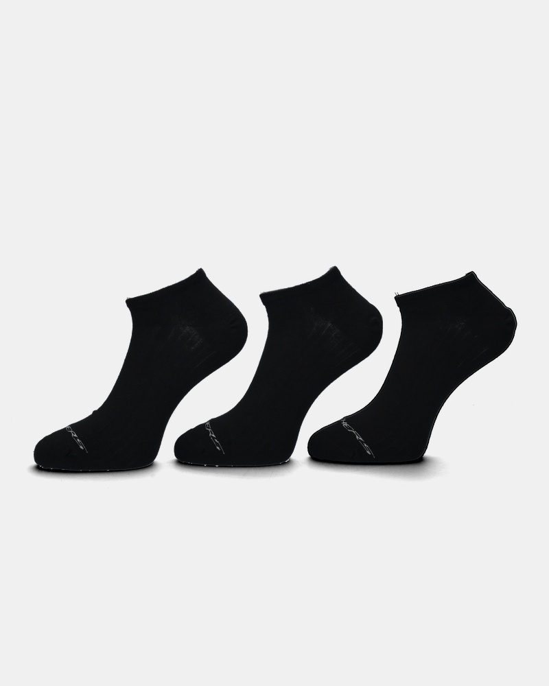 Skechers 3-Pack Enkelsokken - Sokken - Zwart