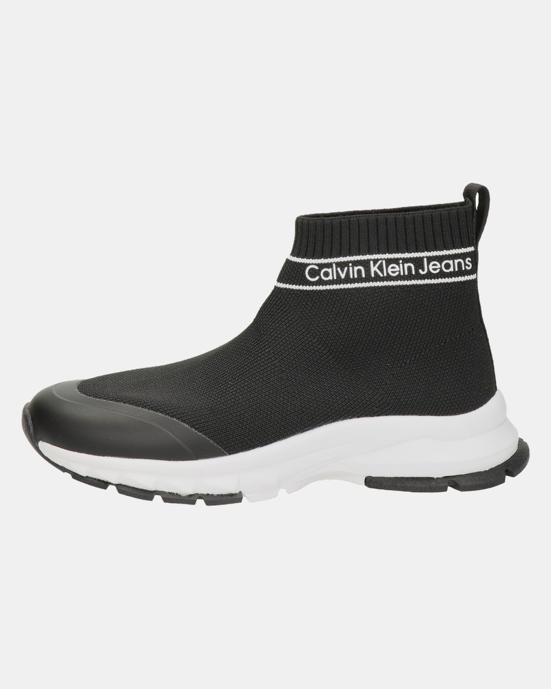 Calvin Klein - Hoge sneakers - Zwart