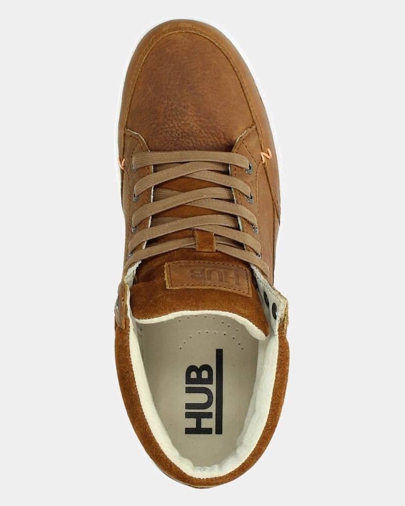 Hub - Hoge sneakers - Cognac