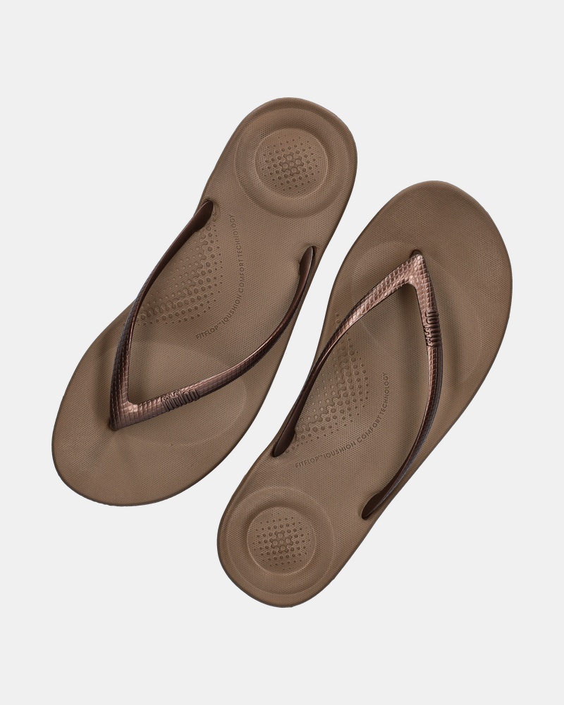 Fitflop Iqushion Ergonomic - Slippers - Brons