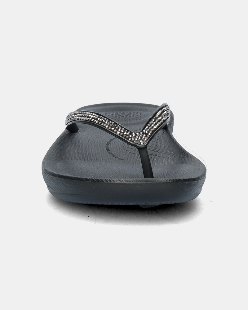 Fitflop Iqushion Sparkle - Slippers - Zwart