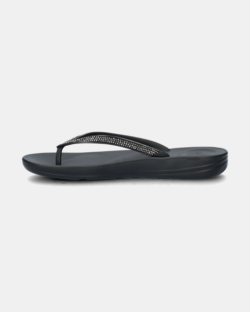 Fitflop Iqushion Sparkle - Slippers - Zwart
