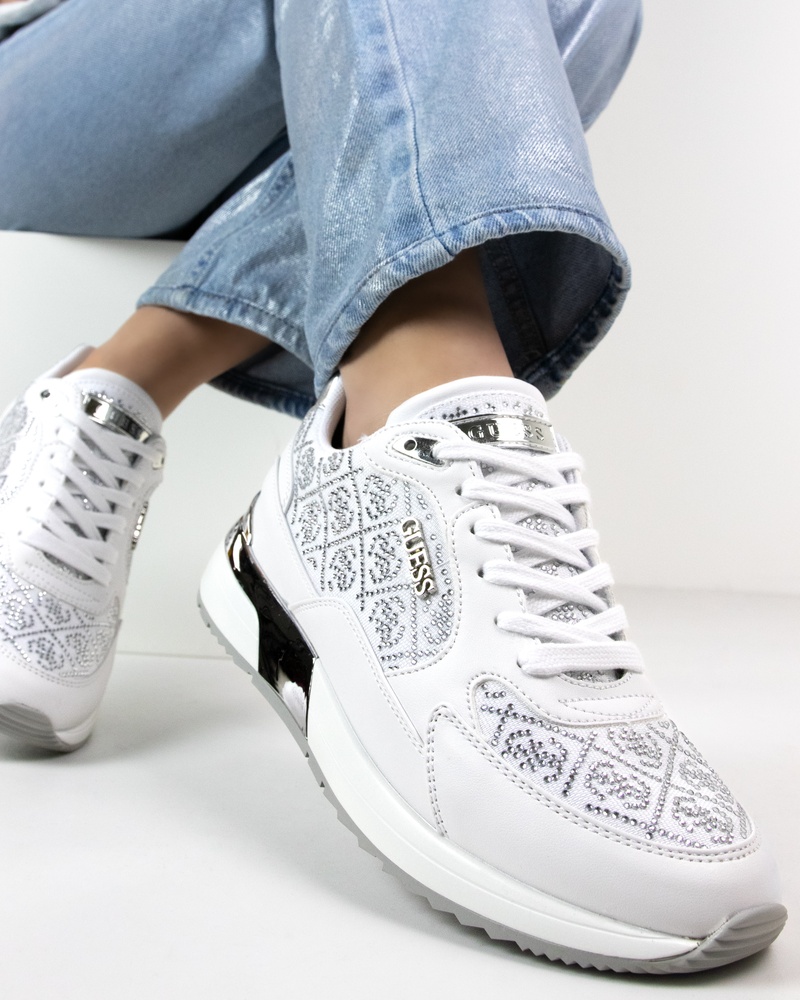 Guess Moxea - Lage sneakers - Zilver