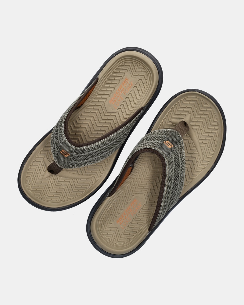Skechers Sargo Relaxed Fit - Slippers - Taupe