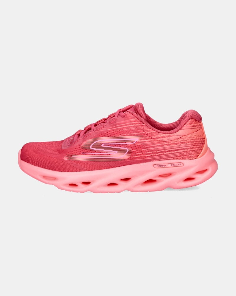 Skechers Go Run Swirl Tech Speed - Lage sneakers - Roze
