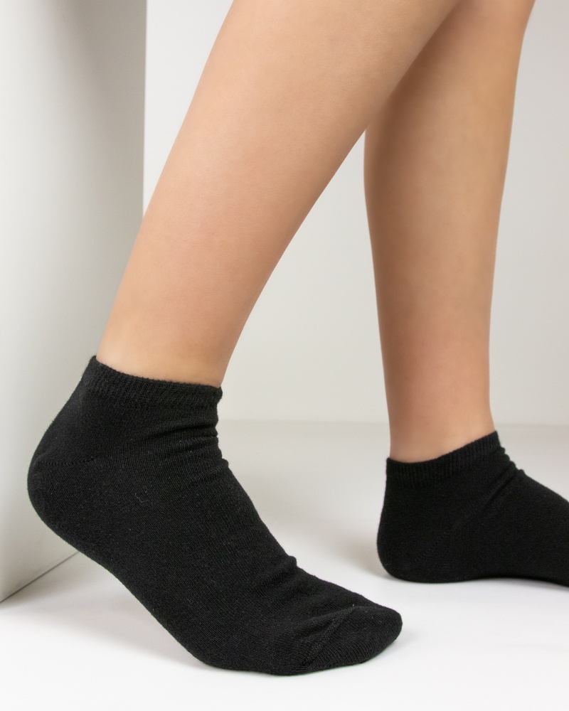 Nelson 3-Pack Enkelsokken - Sokken - Zwart