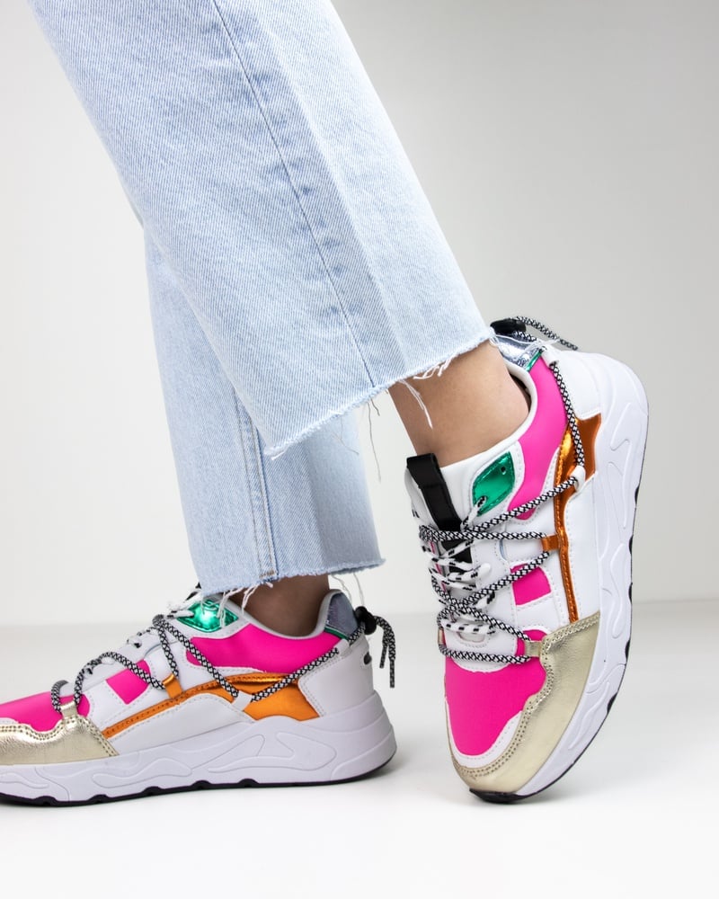 Nelson - Dad Sneakers - Roze