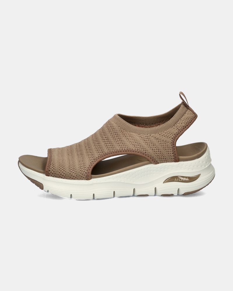 Skechers Arch Fit Darling Days - Sandalen - Taupe