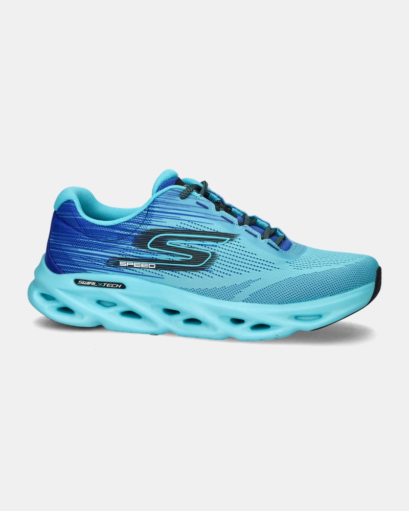 Skechers Go Run Swirl Tech - Lage sneakers - Blauw