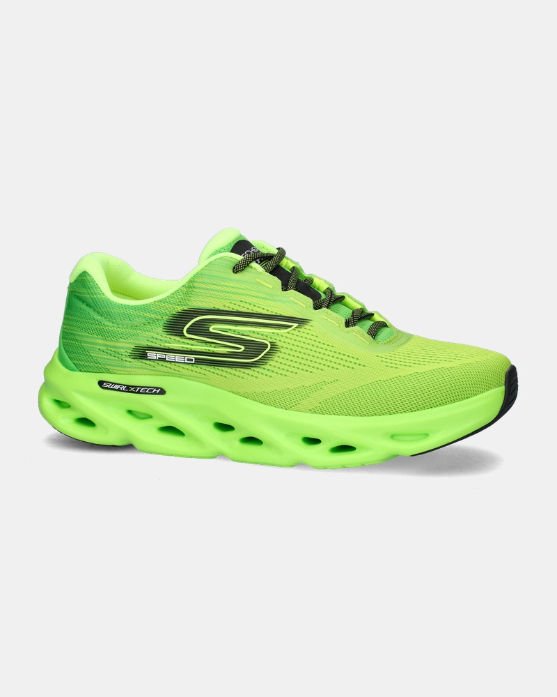 Skechers Go Run Swirl Tech - Lage sneakers - Groen