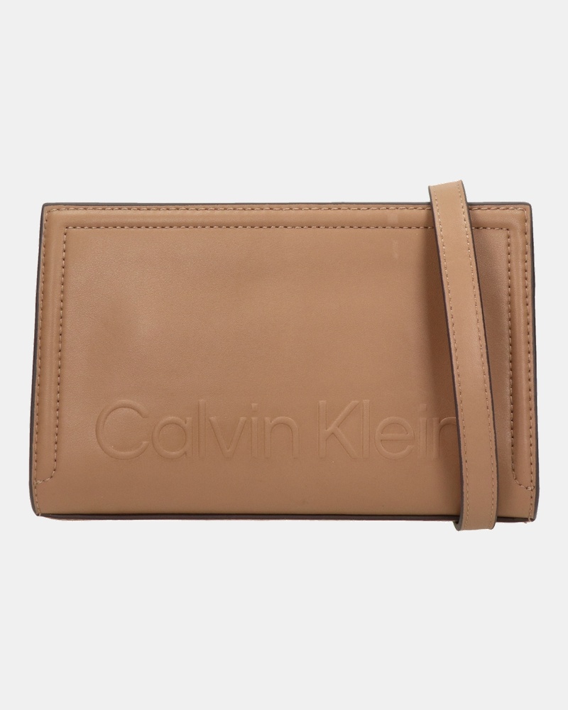 Calvin Klein Minimal Hardware Crossbody - Schoudertas - Bruin