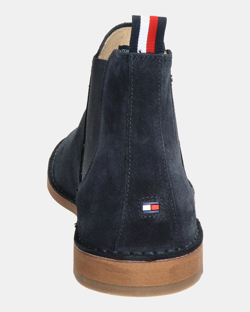 Tommy Hilfiger Sport Th Dress Casual Sued - Chelseaboots - Blauw