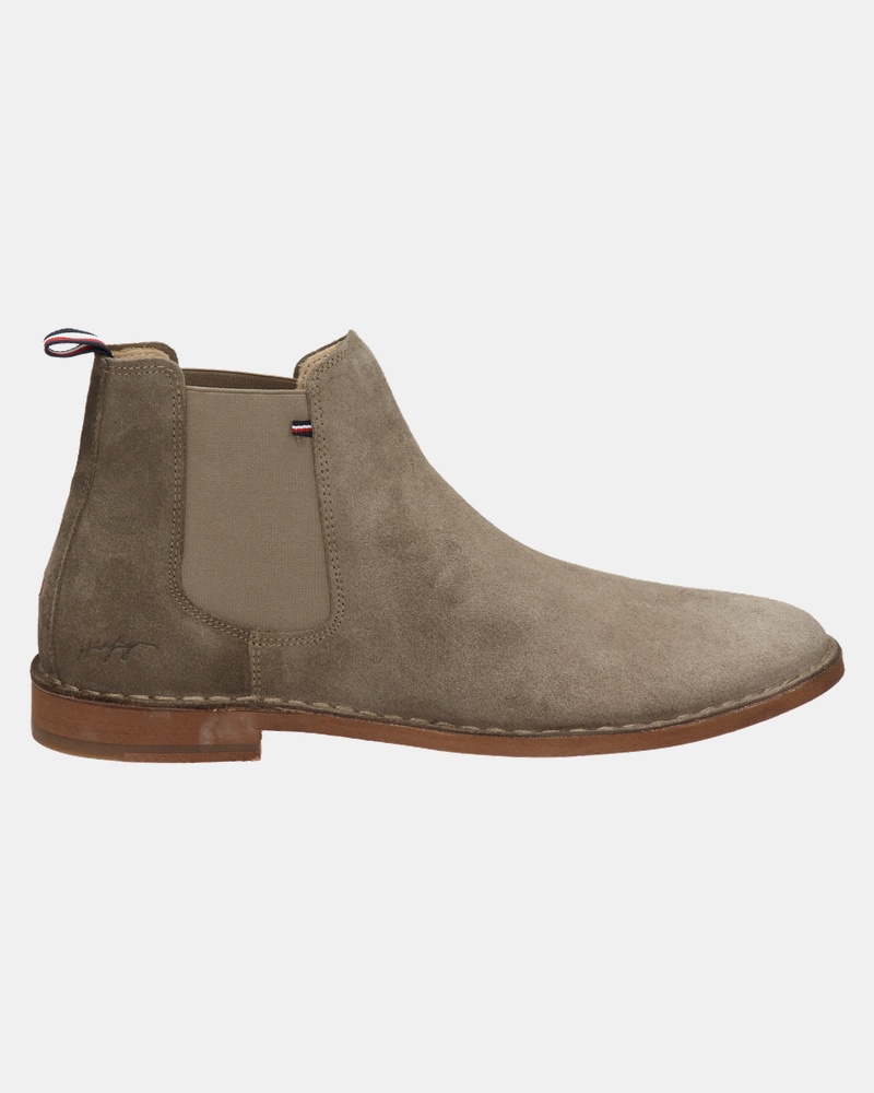 Tommy Hilfiger Sport Th Dress Casual Sued - Chelseaboots - Taupe