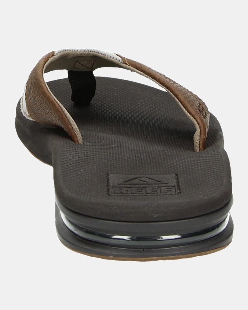 Reef Leather Fanning - Slippers - Bruin