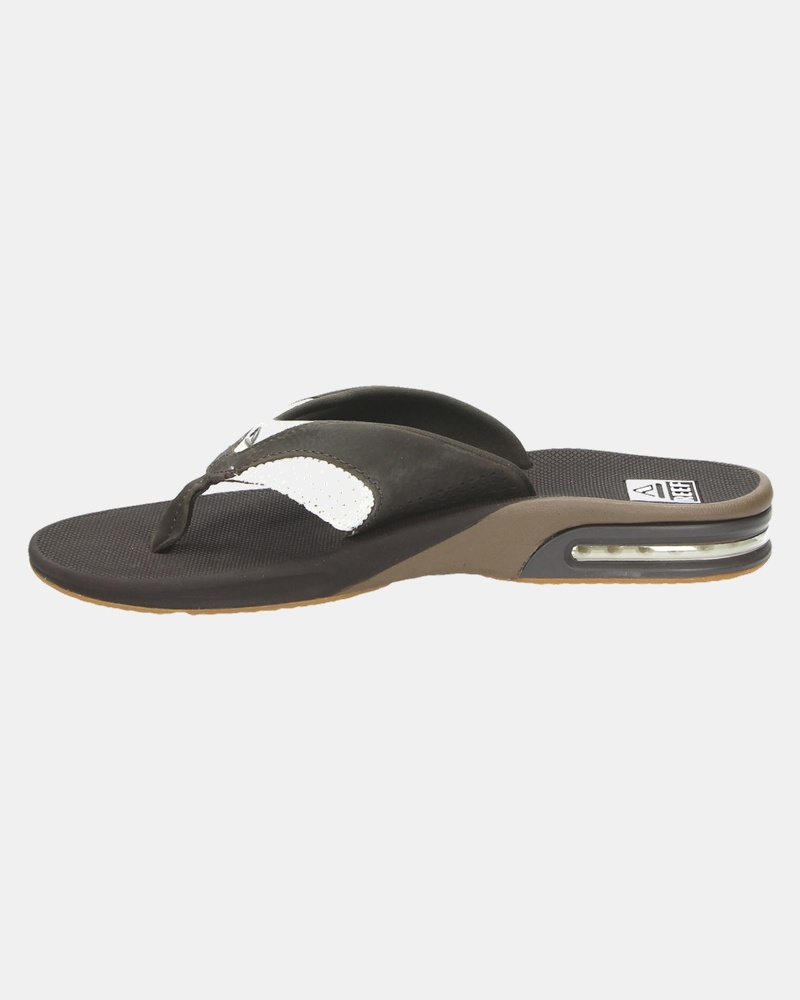 Reef Leather Fanning - Slippers - Bruin