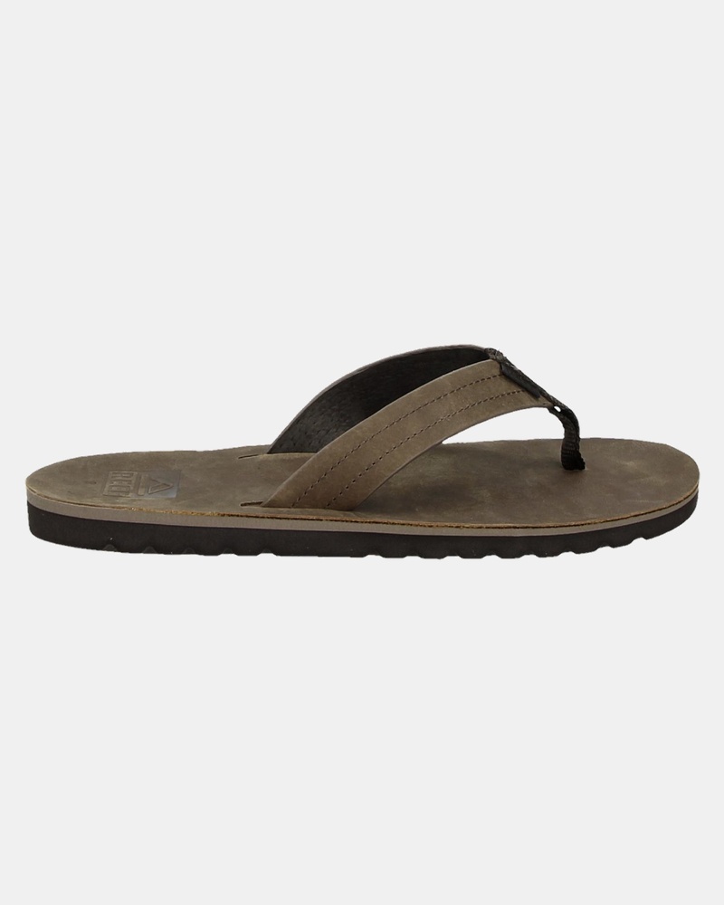 Reef Voyage Leather - Slippers - Bruin