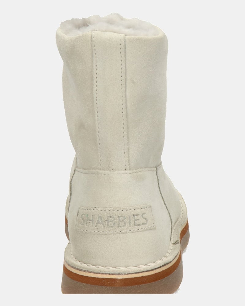 Shabbies Amsterdam - Gevoerde boots - Ecru