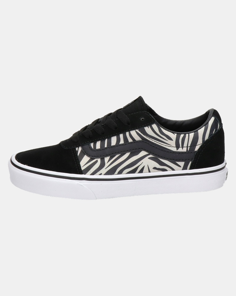 Vans Ward Zebra - Lage sneakers - Zwart