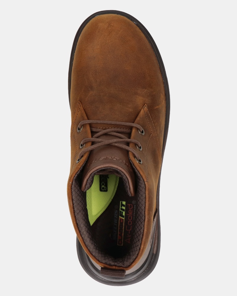 Skechers Proven - Hoge nette schoenen - Bruin