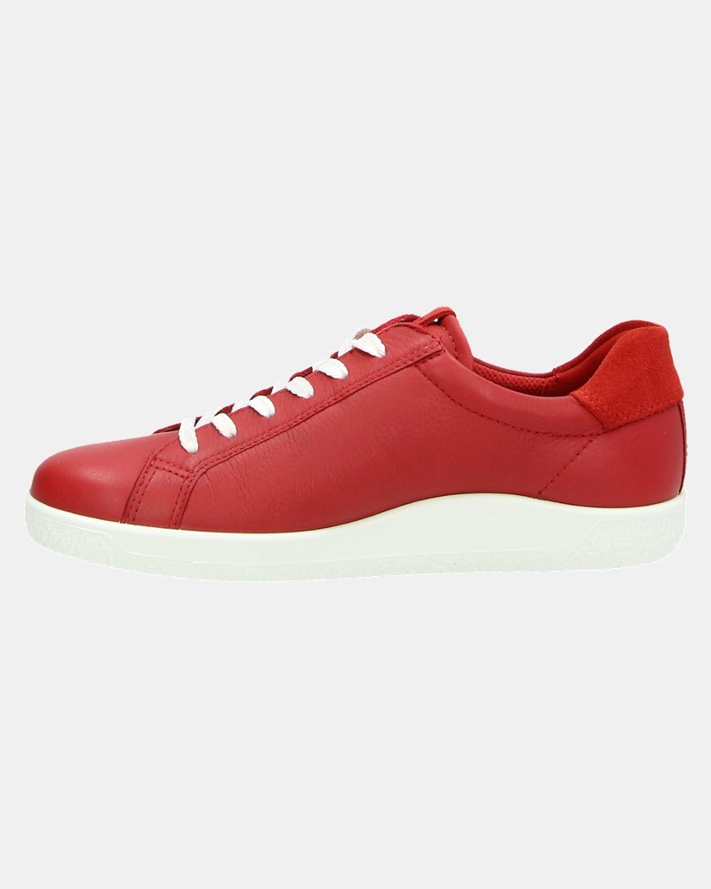 Ecco Soft 1 - Lage sneakers - Rood