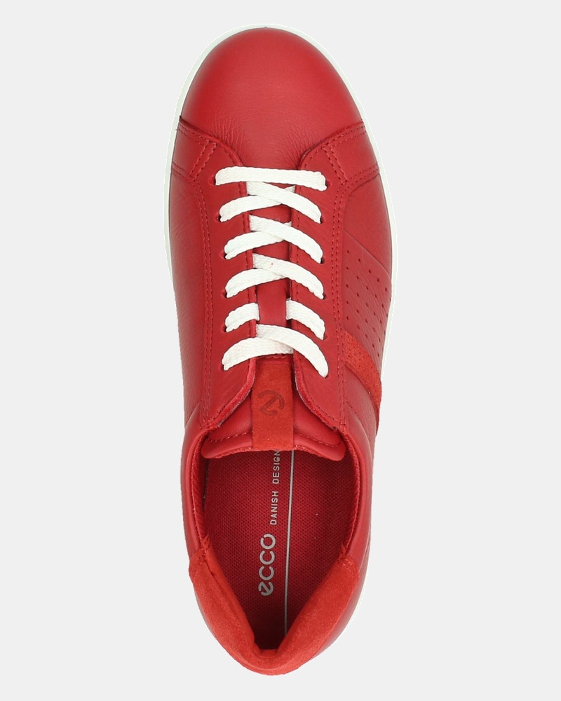 Ecco Soft 1 - Lage sneakers - Rood