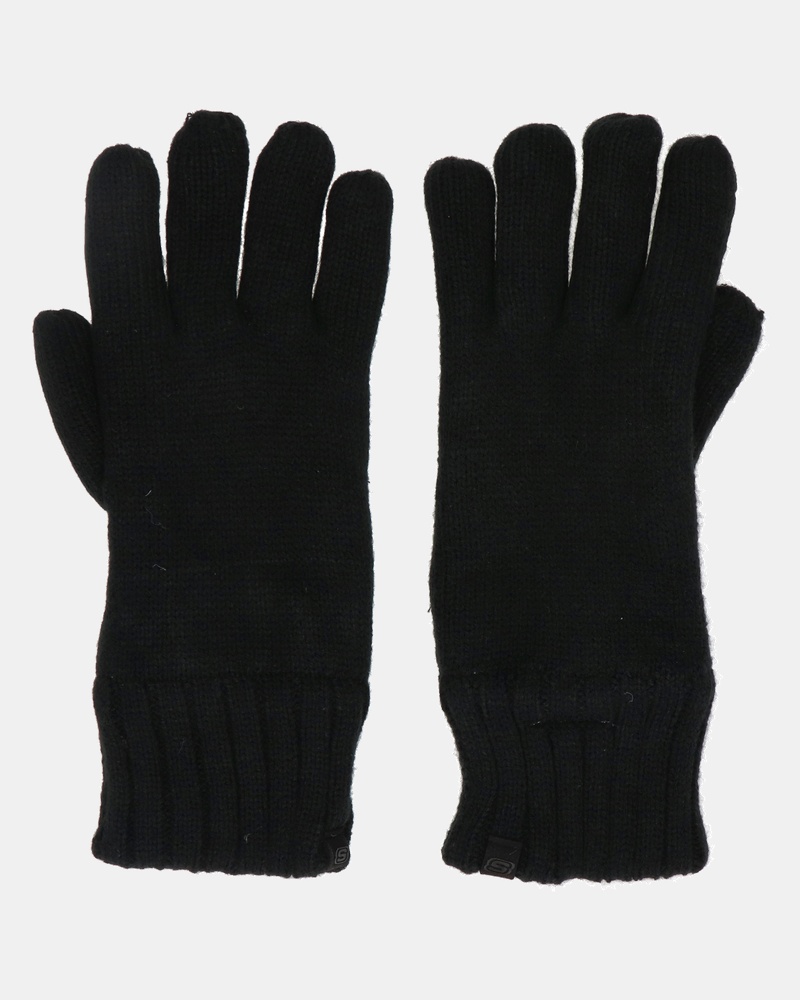 Skechers Contrast Knit - Handschoenen - Zwart