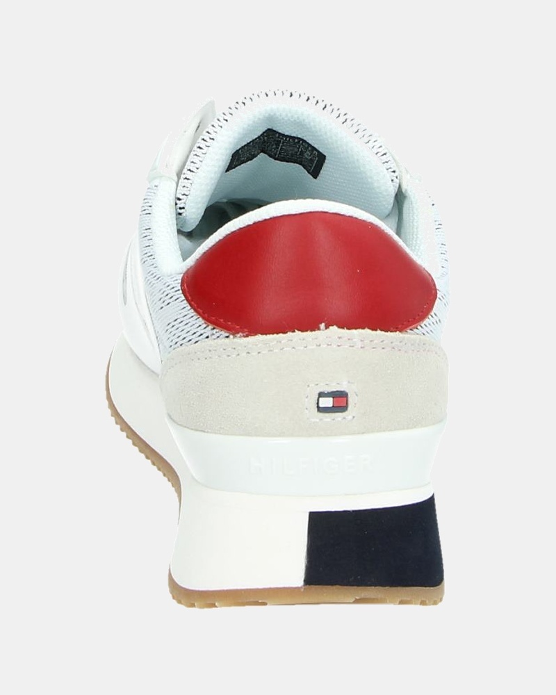 Tommy Hilfiger Sport Jacquard City - Lage sneakers - Wit