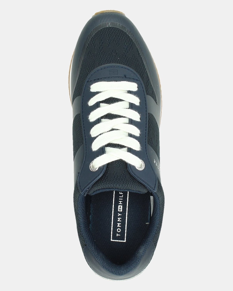 Tommy Hilfiger Sport Jacquard City - Lage sneakers - Blauw