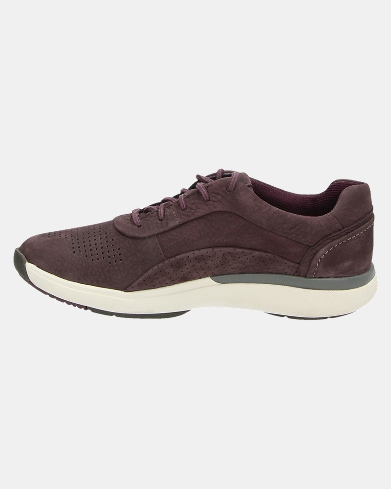 Clarks Un cruise lace - Lage sneakers - Rood