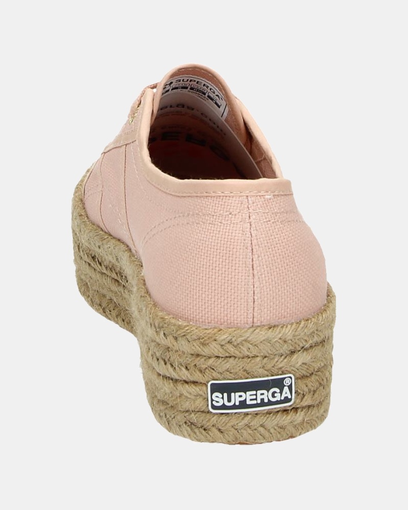 Superga Cotropew platform - Platform sneakers - Roze