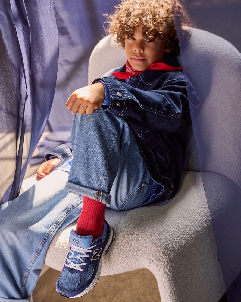 New Balance 2002 - Lage sneakers - Blauw