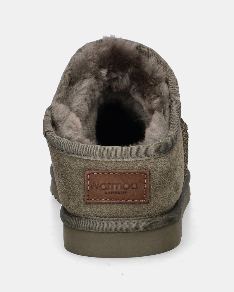 Warmbat Australia - Pantoffels - Groen