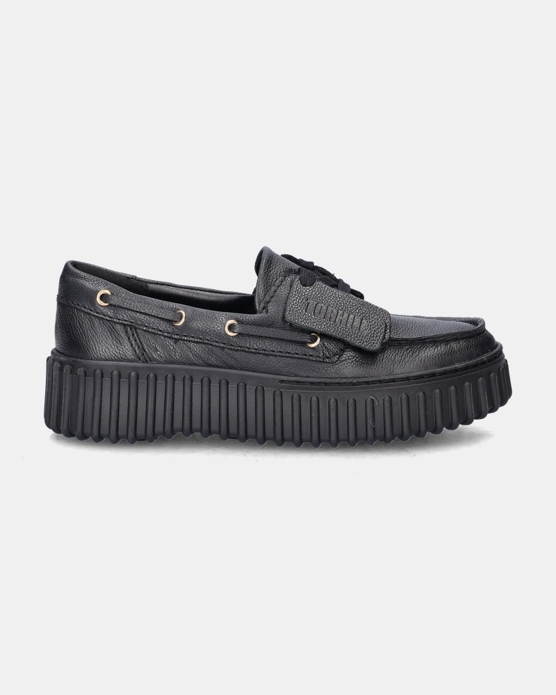 Clarks Torhill Boat - Mocassins & loafers - Zwart
