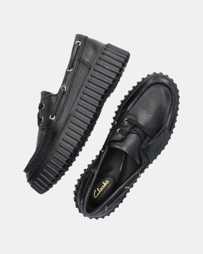 Clarks Torhill Boat - Mocassins & loafers - Zwart