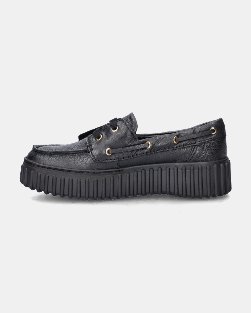 Clarks Torhill Boat - Mocassins & loafers - Zwart