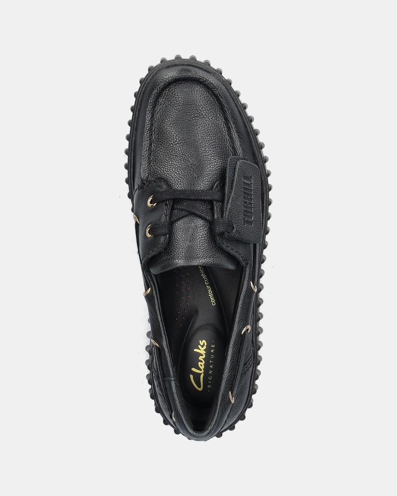 Clarks Torhill Boat - Mocassins & loafers - Zwart