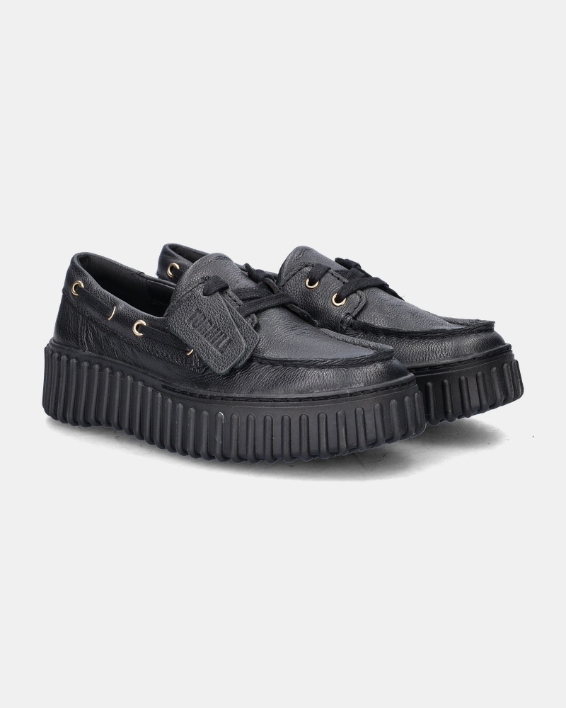 Clarks Torhill Boat - Mocassins & loafers - Zwart