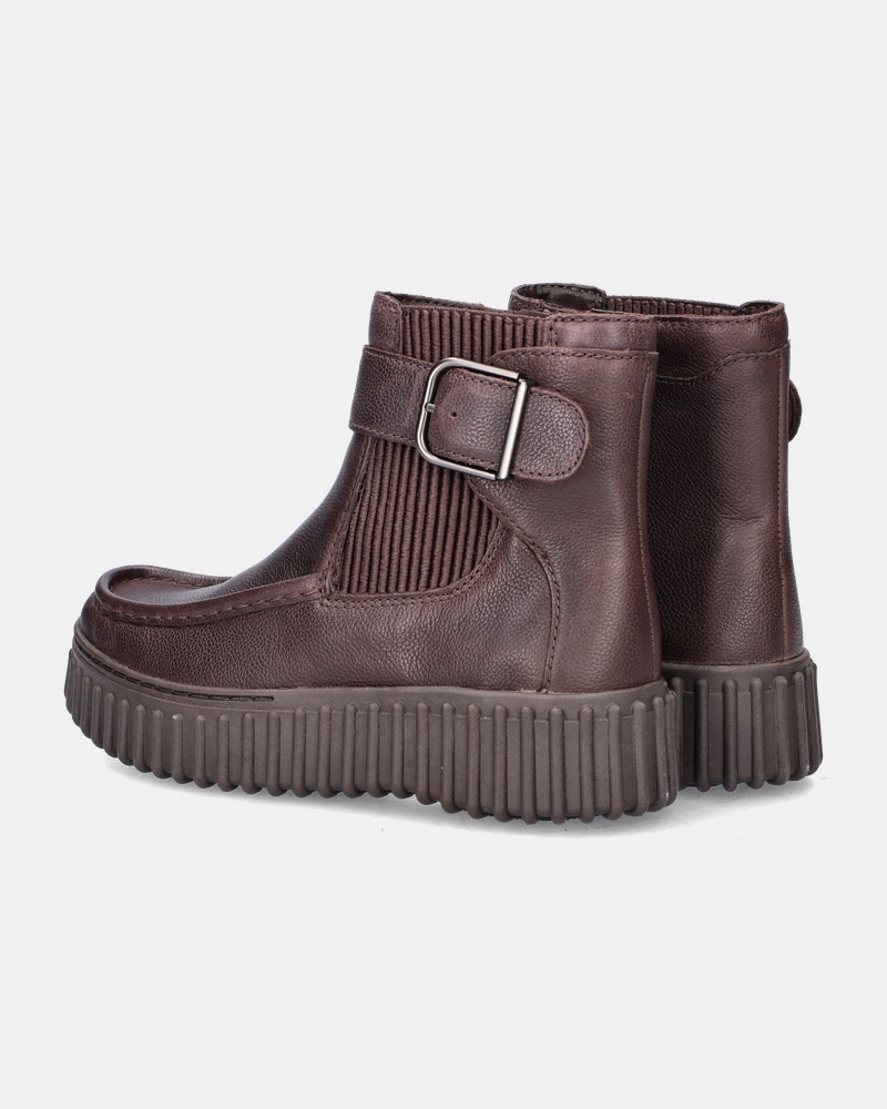 Clarks Torhill Buckle - Rits- & gesloten boots - Bruin