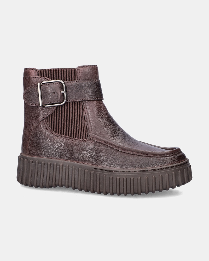 Clarks Torhill Buckle - Rits- & gesloten boots - Bruin