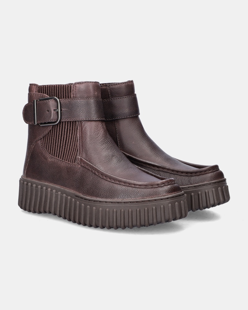 Clarks Torhill Buckle - Rits- & gesloten boots - Bruin