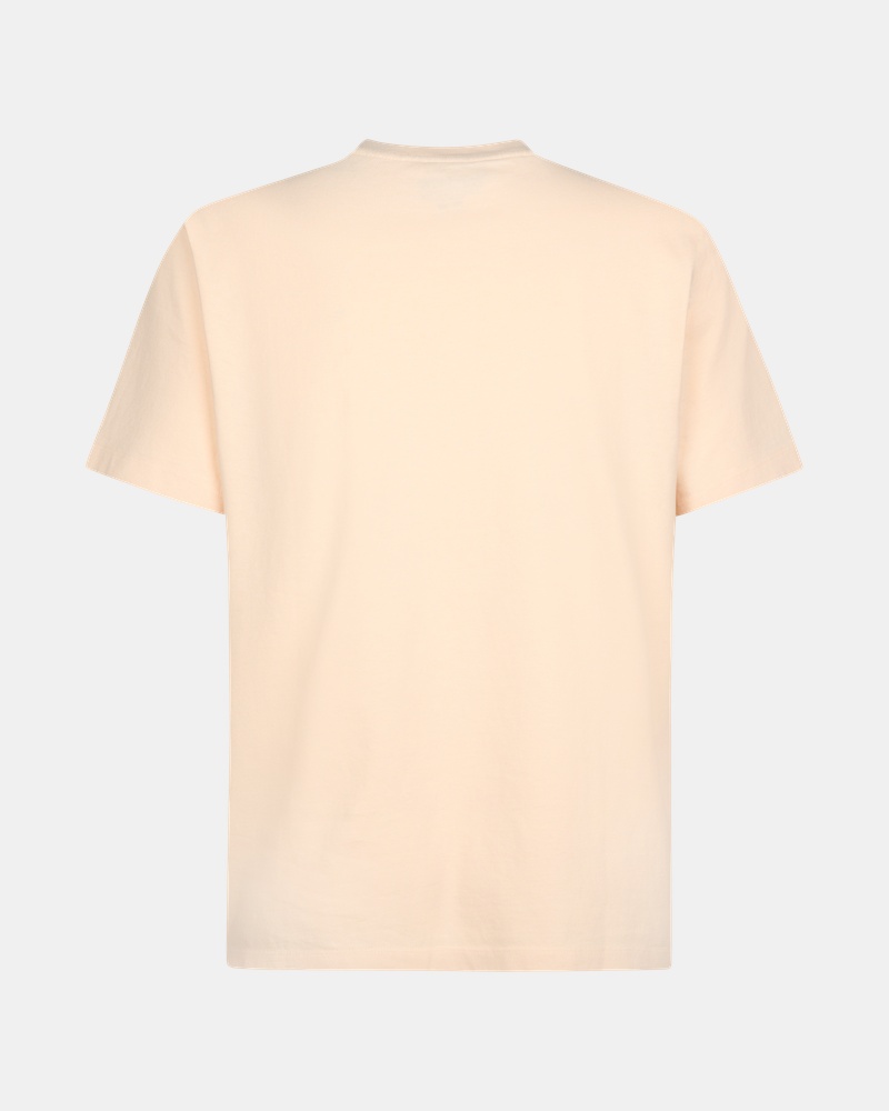 Timberland Leather Badge - Shirt - Ecru