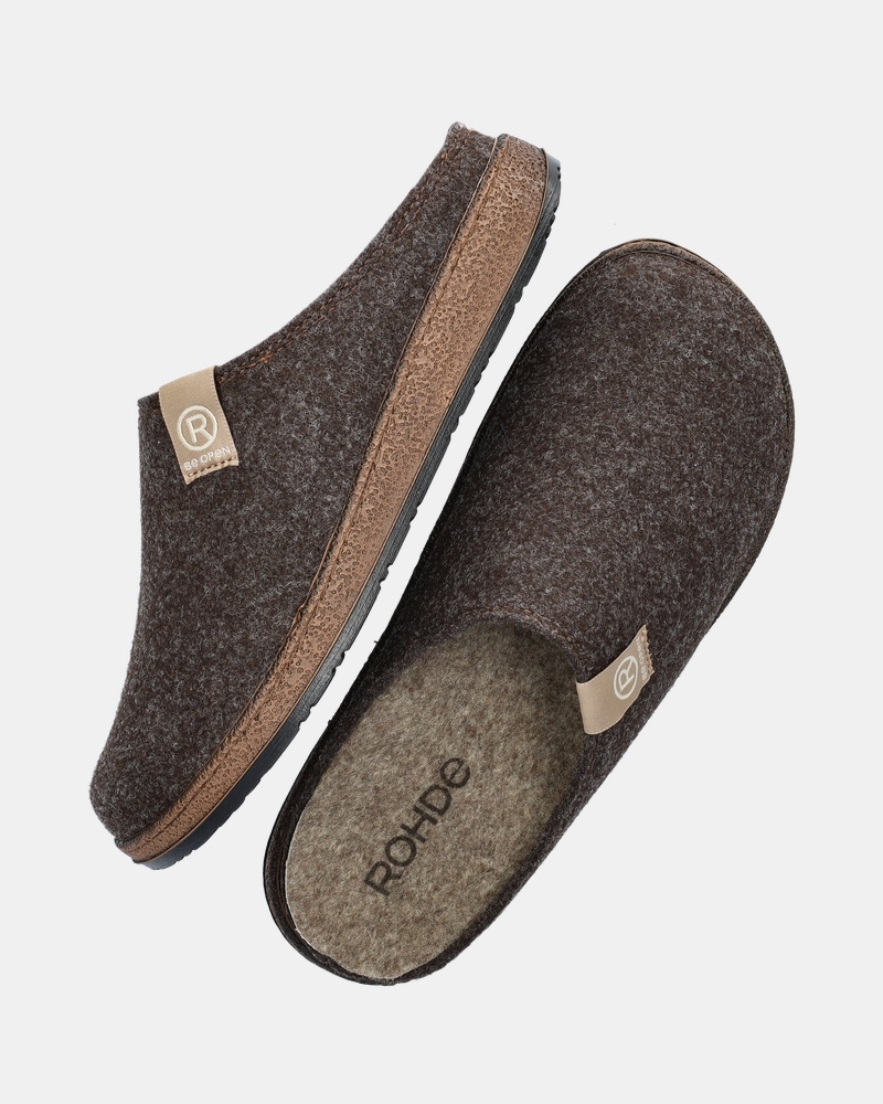 Rohde Novara - Pantoffels - Bruin
