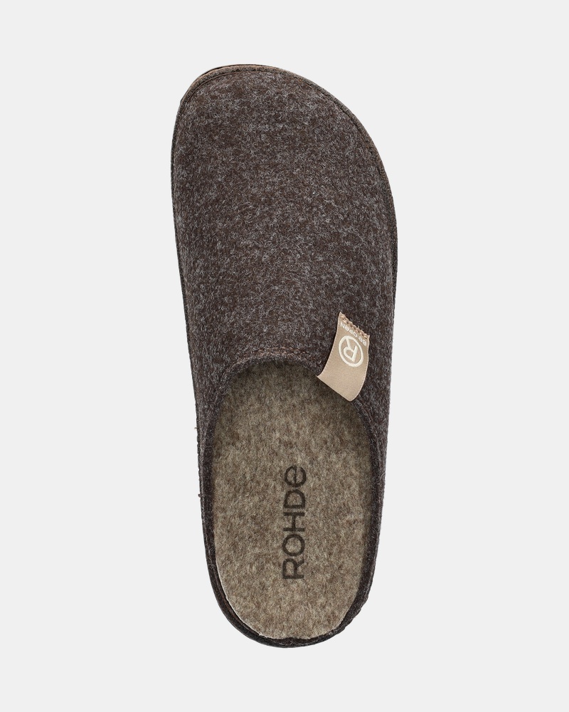 Rohde Novara - Pantoffels - Bruin