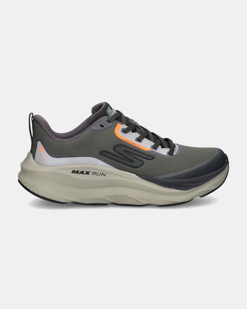 Skechers Max Cushioning Max Run Vorteza - Lage sneakers - Groen
