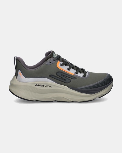 Skechers Max Cushioning Max Run Vorteza - Lage sneakers - Groen