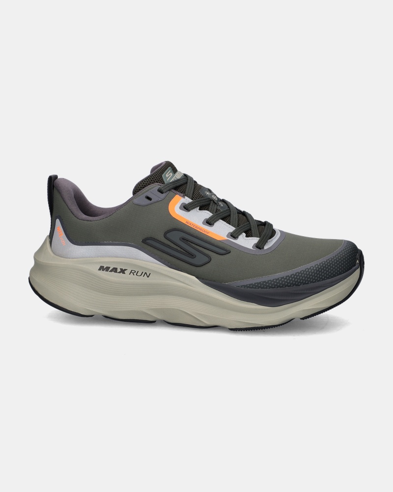 Skechers Max Cushioning Max Run Vorteza - Lage sneakers - Groen