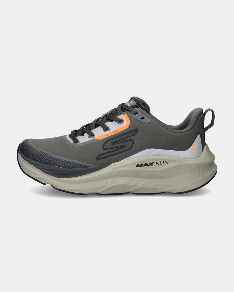 Skechers Max Cushioning Max Run Vorteza - Lage sneakers - Groen