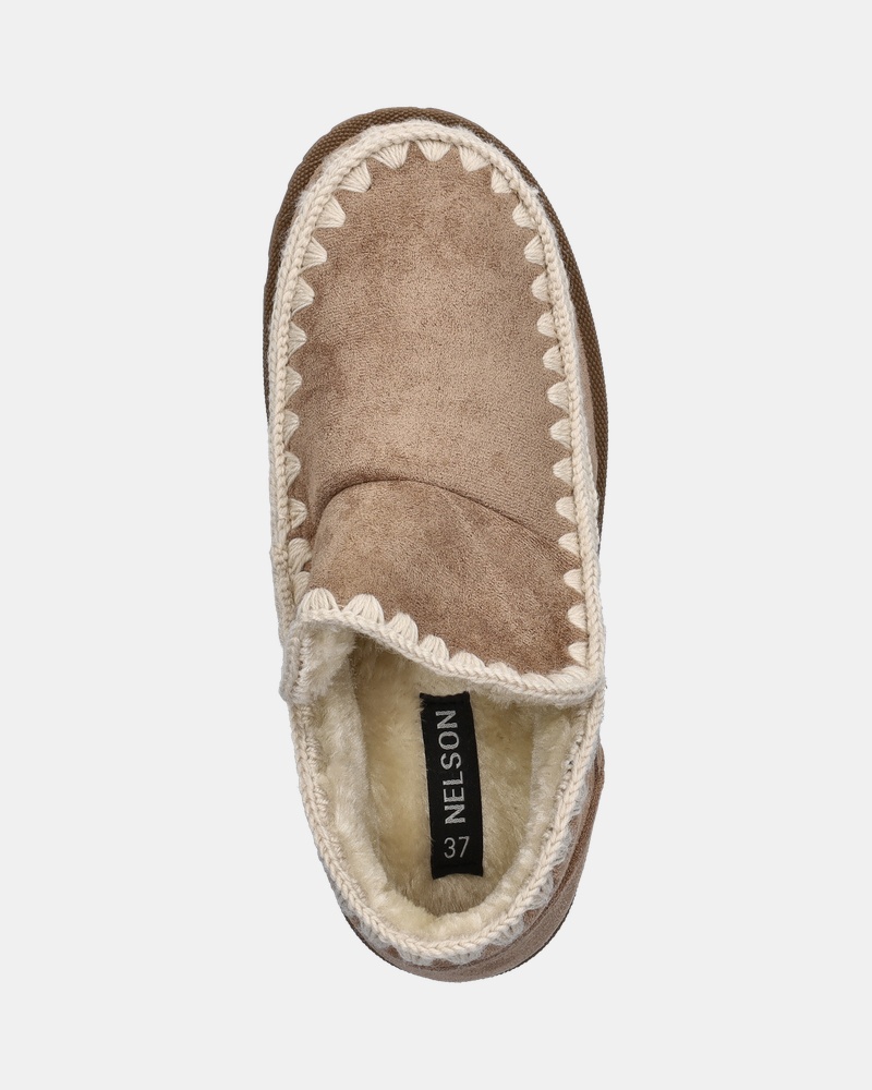 Nelson - Pantoffels - Taupe